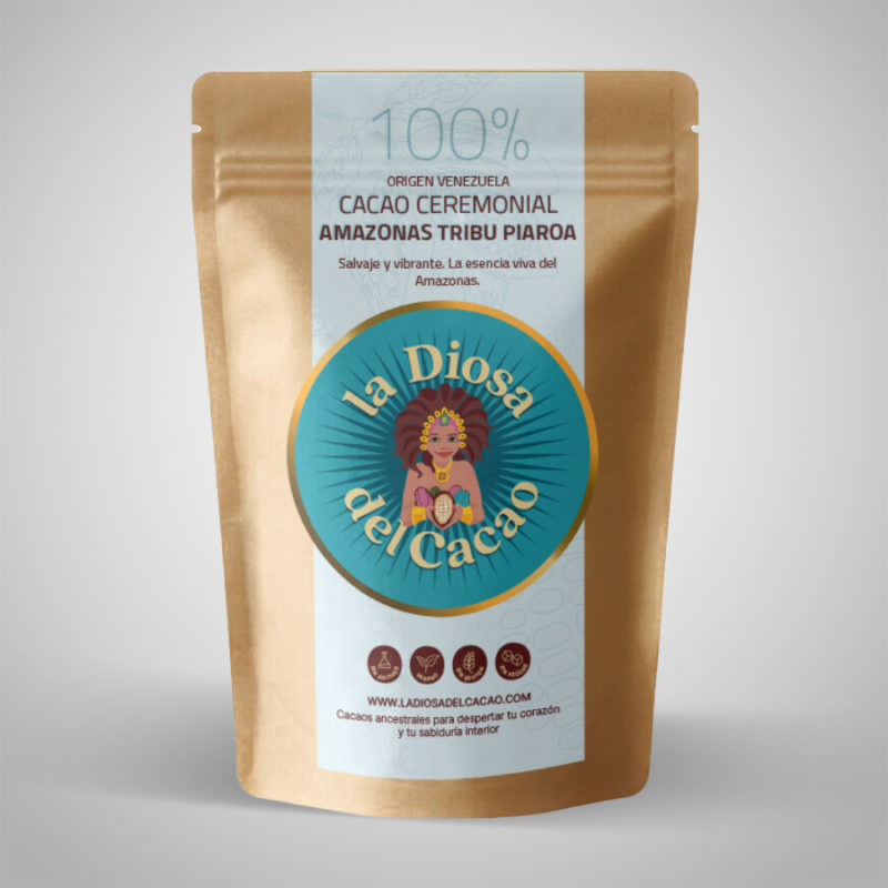 Cacao ceremonial puro de Venezuela Amazonas Tribu Piaroa
